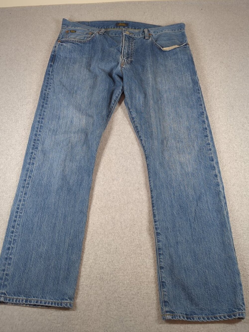 Polo Ralph Lauren Jeans Men's 36x32 (Actual 36x31) Blue Hampton Relaxed Straight